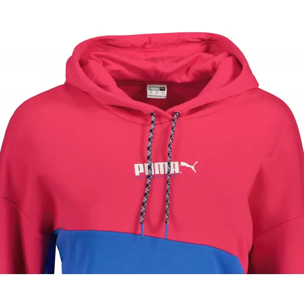  Női crop felső pulóver PUMA INTL HOODIE TR 531649-14 CÉKLA LILA 