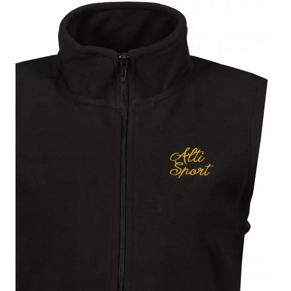  Női gyapjú mellény ALTISPORT ALW056518 FEKETE ÉS ARANY 