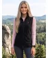 Női gyapjú mellény ALTISPORT ALW002518 FEKETE RÓZSASZÍN
