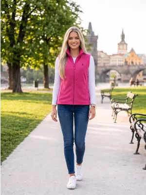 Női gyapjú mellény ALTISPORT ALW002518 FUKSZIA