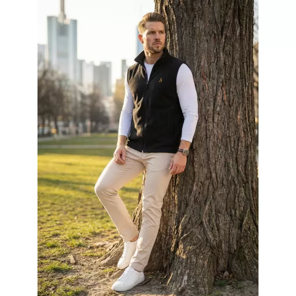  Férfi polár mellény ALTISPORT ALM002518 FEKETE ÉS ARANY 