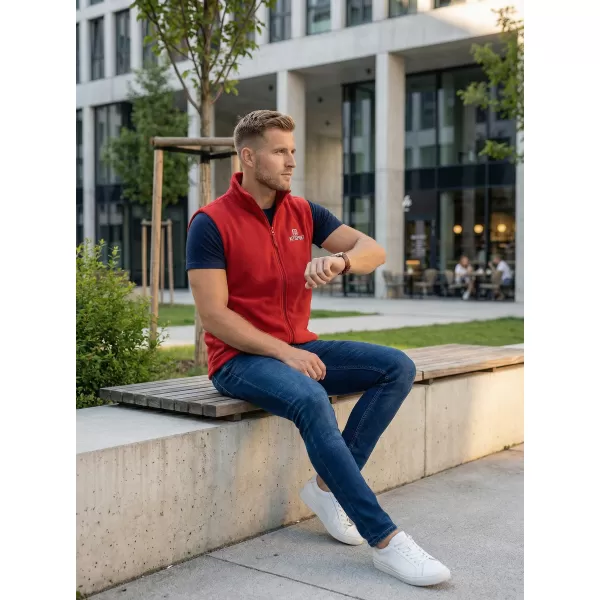  Férfi polár mellény ALTISPORT ALM006518 BURGUNDIA 
