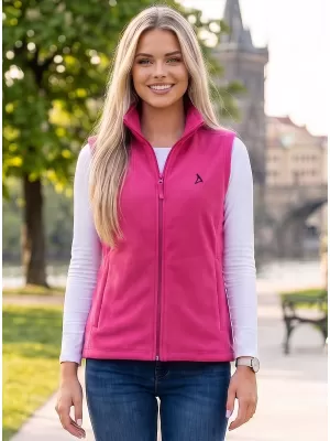 Női gyapjú mellény ALTISPORT ALW002518 FUKSZIA