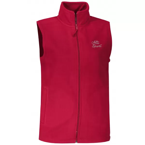  Női gyapjú mellény ALTISPORT ALW056518 BURGUNDIA 