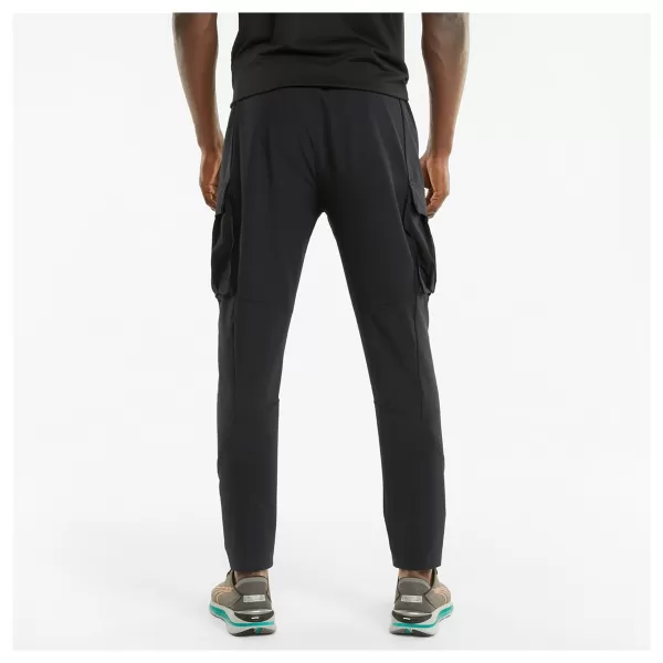  Férfi melegítőnadrág PUMA RUN WOVEN CARGO PANT M 520864-01 PUMA FEKETE 
