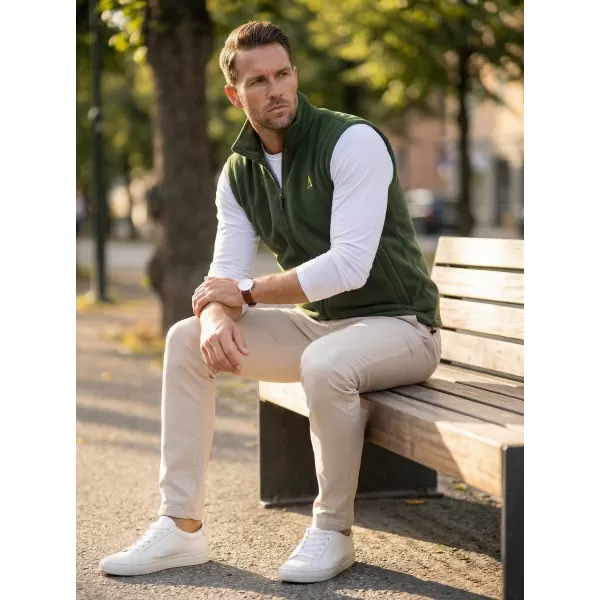  Férfi polár mellény ALTISPORT ALM002518 ÜVEG ZÖLD 