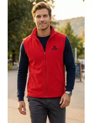 Férfi polár mellény ALTISPORT ALM006518 PIROS