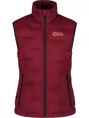 Női téli mellény NORDBLANC PLAINNESS NBWJL7536 BURGUNDIA