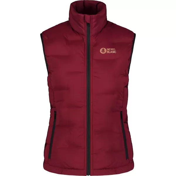  Női téli mellény NORDBLANC PLAINNESS NBWJL7536 BURGUNDIA 