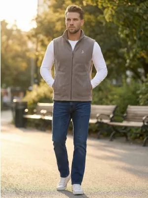 Férfi polár mellény ALTISPORT ALM002518 ACÉLSZÜRKE