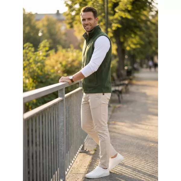  Férfi polár mellény ALTISPORT ALM002518 ÜVEG ZÖLD 