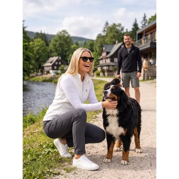  Női gyapjú mellény ALTISPORT ALW002518 FEHÉR 