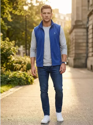 Férfi polár mellény ALTISPORT ALM002518 KIRÁLYKÉK
