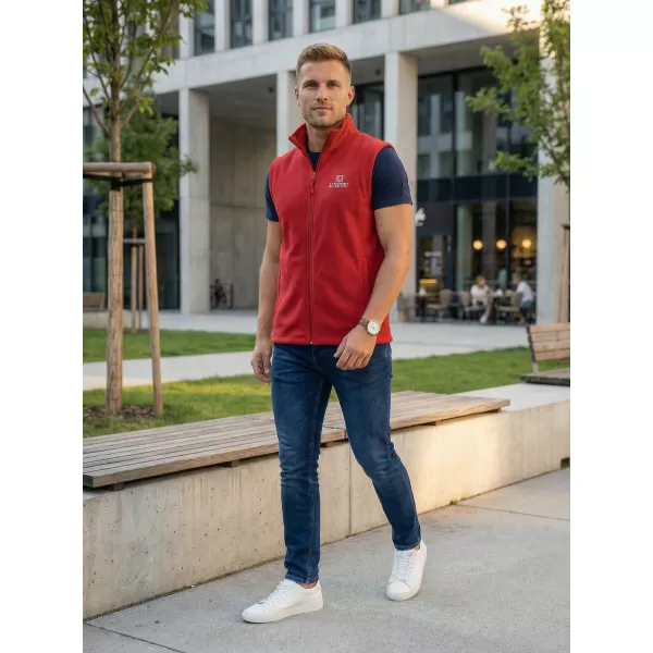  Férfi polár mellény ALTISPORT ALM006518 BURGUNDIA 