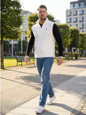 Férfi polár mellény ALTISPORT ALM002518 FEHÉR