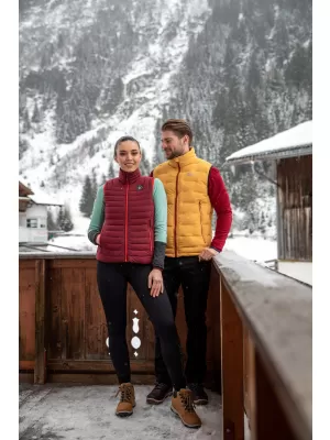 Téli mellény NORDBLANC TRAMMEL NBWJL7547 BURGUNDIA