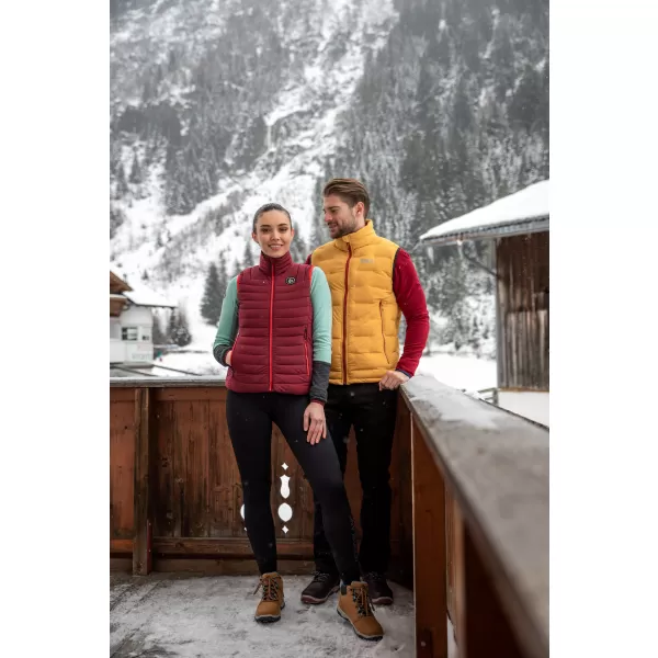  Téli mellény NORDBLANC TRAMMEL NBWJL7547 BURGUNDIA 