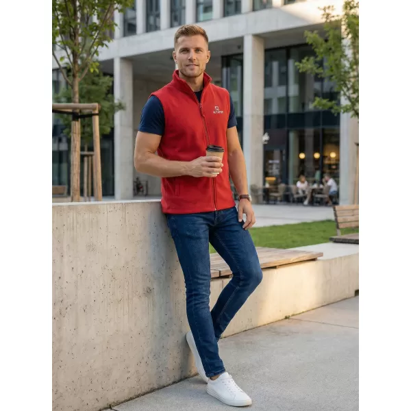  Férfi polár mellény ALTISPORT ALM006518 BURGUNDIA 
