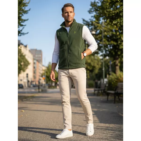  Férfi polár mellény ALTISPORT ALM002518 ÜVEG ZÖLD 