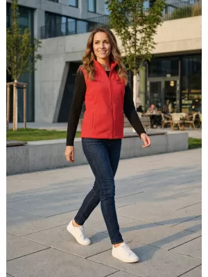 Női gyapjú mellény ALTISPORT ALW056518 PIROS