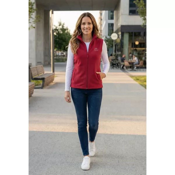  Női gyapjú mellény ALTISPORT ALW056518 BURGUNDIA 