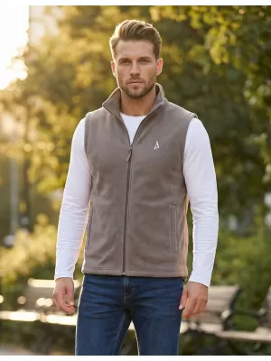 Férfi polár mellény ALTISPORT ALM002518 ACÉLSZÜRKE