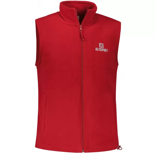  Férfi polár mellény ALTISPORT ALM006518 BURGUNDIA 