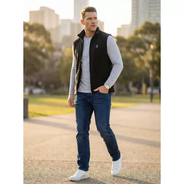  Férfi polár mellény ALTISPORT ALM002518 FEKETE ÉS FEHÉR 