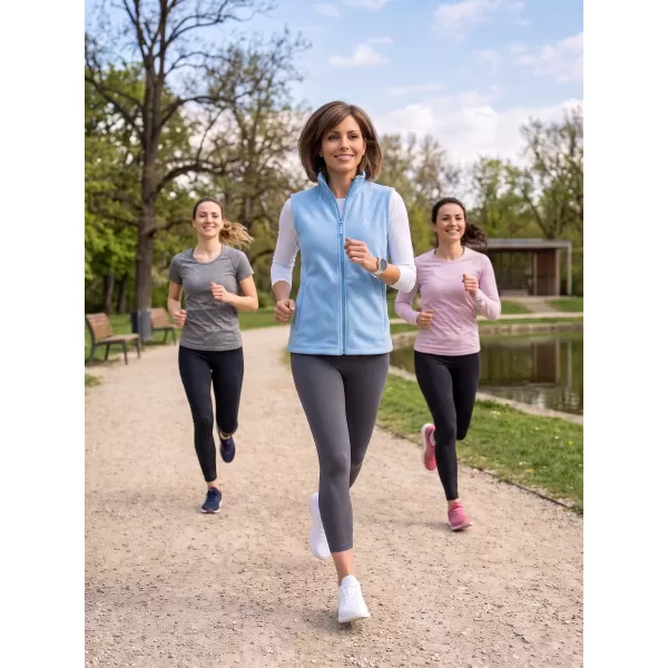  Női gyapjú mellény ALTISPORT ALW002518 ÉGSZÍNKÉK 