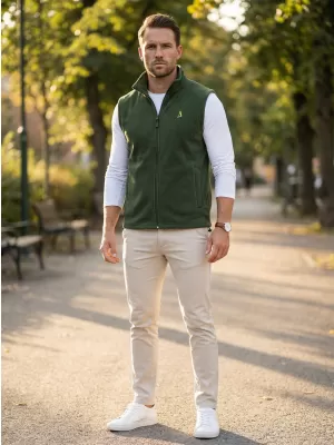 Férfi polár mellény ALTISPORT ALM002518 ÜVEG ZÖLD