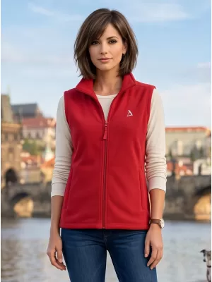 Női gyapjú mellény ALTISPORT ALW002518 BURGUNDIA