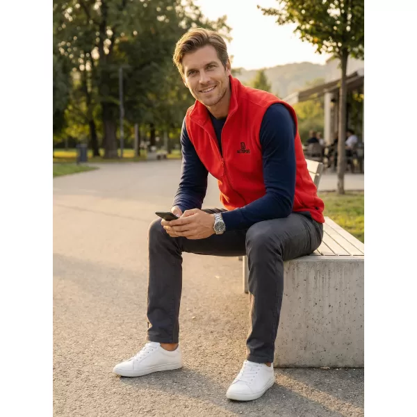  Férfi polár mellény ALTISPORT ALM006518 PIROS 