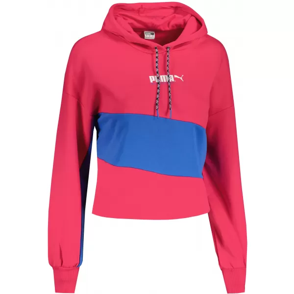  Női crop felső pulóver PUMA INTL HOODIE TR 531649-14 CÉKLA LILA 