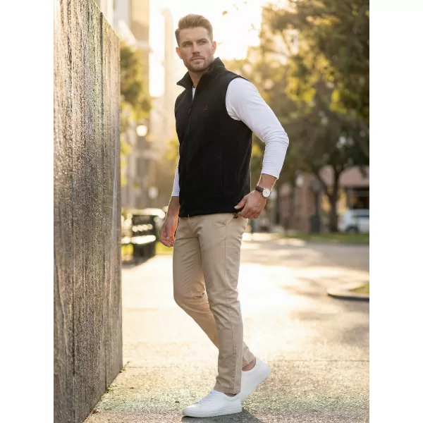  Férfi polár mellény ALTISPORT ALM002518 FEKETE ÉS PIROS 
