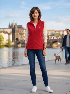 Női gyapjú mellény ALTISPORT ALW002518 BURGUNDIA