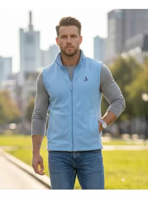 Férfi polár mellény ALTISPORT ALM002518 ÉGSZÍNKÉK