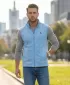 Férfi polár mellény ALTISPORT ALM002518 ÉGSZÍNKÉK