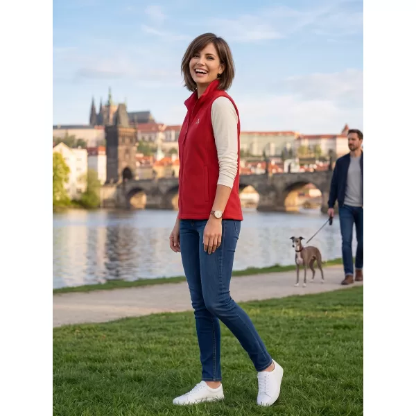  Női gyapjú mellény ALTISPORT ALW002518 BURGUNDIA 