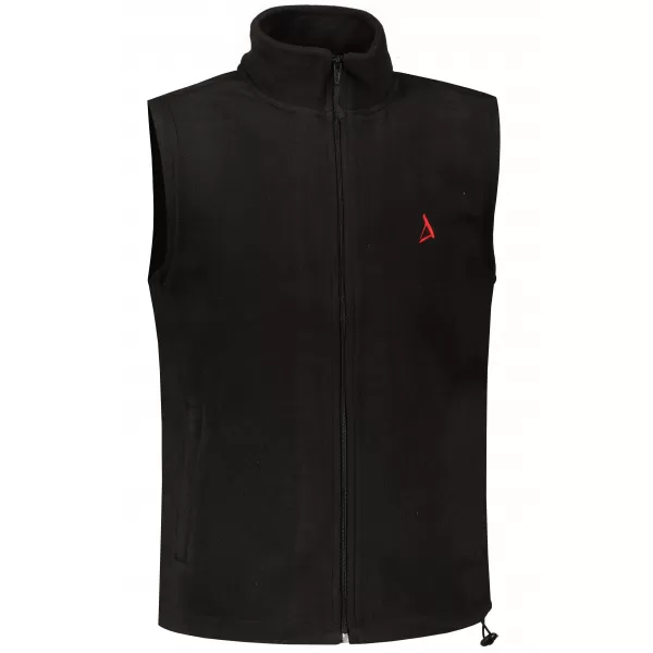  Férfi polár mellény ALTISPORT ALM002518 FEKETE ÉS PIROS 
