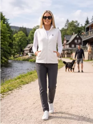Női gyapjú mellény ALTISPORT ALW002518 FEHÉR