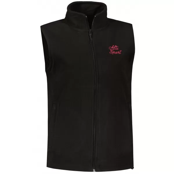  Női gyapjú mellény ALTISPORT ALW056518 FEKETE RÓZSASZÍN 