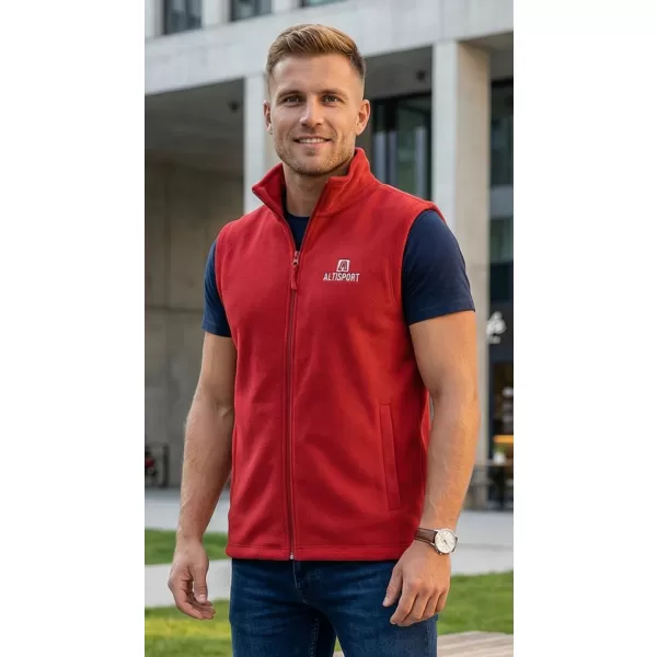  Férfi polár mellény ALTISPORT ALM006518 BURGUNDIA 
