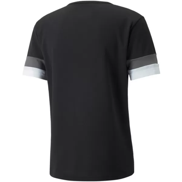  Férfi funkcionális póló PUMA TEAMRISE JERSEY 704932-03 PUMA FEKETE/FÜSTÖLT GYÖNGY/PUMA FEHÉR 