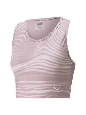 Női felső PUMA STUDIO AOP CROP TANK 521561-18 FÜRJ