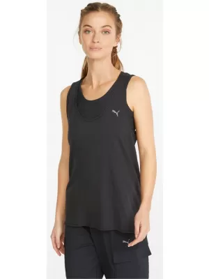 Női felső PUMA STUDIO FOUNDATION RELAXED TANK 521605-01 PUMA FEKETE