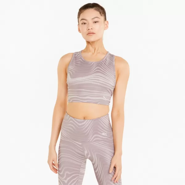 Női felső PUMA STUDIO AOP CROP TANK 521561-18 FÜRJ 