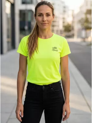 Funkcionális női póló ALTISPORT ALW056140 NEON SÁRGA