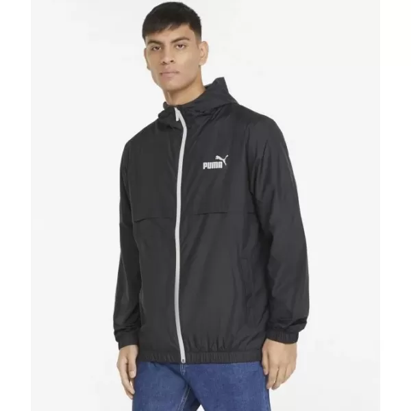  Férfi dzseki PUMA ESS SOLID WINDBREAKER 847484-01 BLACK PUMA FEKETE 