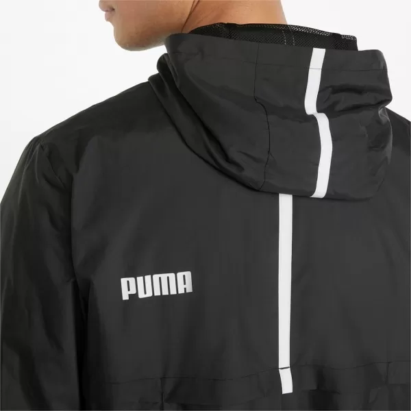 Férfi dzseki PUMA ESS SOLID WINDBREAKER 847484-01 BLACK PUMA FEKETE 