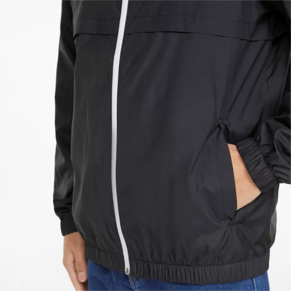  Férfi dzseki PUMA ESS SOLID WINDBREAKER 847484-01 BLACK PUMA FEKETE 